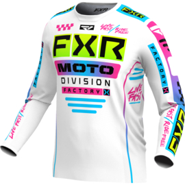 FXR Podium Jersey White Candy 2024