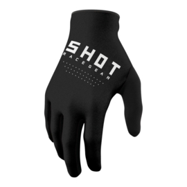 Shot Raw Gloves Youth Black White