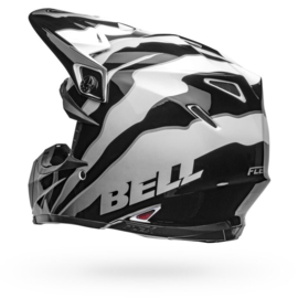 Bell Moto-9S Flex Claw Helm Gloss Black White