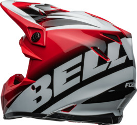 Bell Moto-9S Flex Rail Gloss Red White