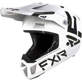 FXR Clutch CX Helmet White Black maat M