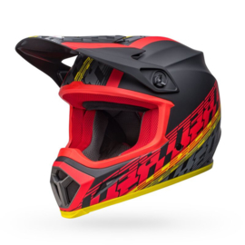 Bell MX-9 Mips Offset Helm Matte Black Red