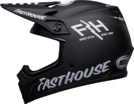 Bell MX-9 Mips Fasthouse Prospect Helm Matte Black White
