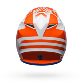 Bell MX-9 Mips Disrupt Helm Gloss White Orange