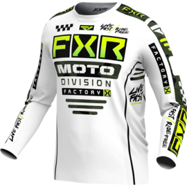 FXR Podium Jersey White Camo 2024