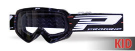 Progrip 3101 For Kids Goggle Black Red W/Clear Lens