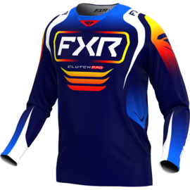 FXR Clutch Pro Jersey Navy Inferno 2025