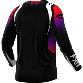 FXR Clutch Pro Jersey Black Red Purple 2025