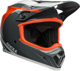 Bell MX-9 Mips Dart Helm Gloss Charcoal Orange