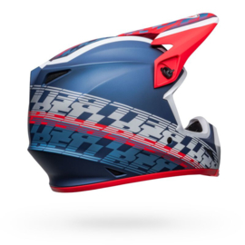 Bell MX-9 Mips Offset Helm Matte Metallic Blue White