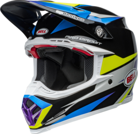 Bell Moto-9S Flex Helm Pro Circuit 24 Gloss Black Blue