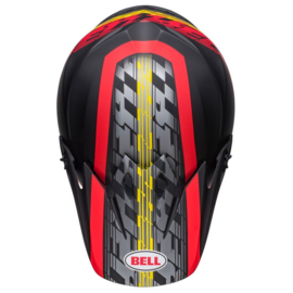 Bell MX-9 Mips Offset Helm Matte Black Red