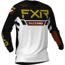 FXR Helium LE Jersey White Black Rust Gold