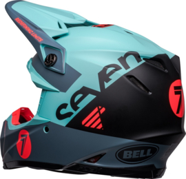 Bell Moto-9S Flex Seven Vanguard Helm Matte Aqua Black