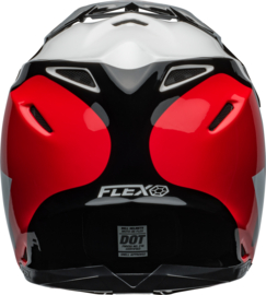 Bell Moto-9S Flex Hello Cousteau Stripes Gloss White Red