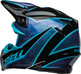Bell Moto-9S Flex Sprite Gloss Black Blue
