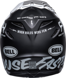 Bell Moto-9S Flex Fasthouse Crew Helm Matte Black White