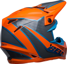 Bell Moto-9S Flex Sprite Helm Gloss Orange Grey