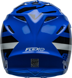 Bell Moto-9S Flex Helm Banshee Gloss Blue White