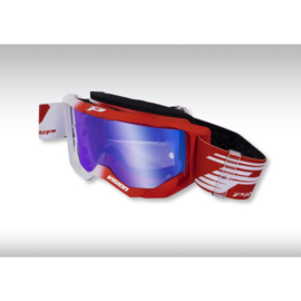 Progrip 3300 Vision Goggle Red White W/Mirror Lens