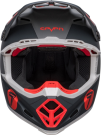 Bell Moto-9S Flex Seven Vanguard Helm Matte Charcoal Orange