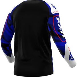 FXR Clutch Jersey Blue Camo Red 2025