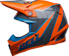 Bell Moto-9S Flex Sprite Helm Gloss Orange Grey