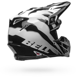 Bell Moto-9S Flex Claw Helm Gloss Black White