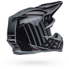 Bell Moto-9S Flex Sprint Helm Matte/Gloss Black Grey