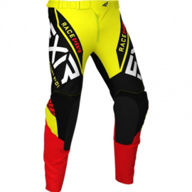 FXR Youth Pro-Stretch Pant Yellow Black Red