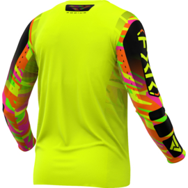 FXR Podium Jersey HiVis Sherbet Camo 2025