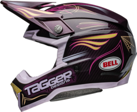 Bell Moto-10 Spherical Helm Tagger Purple Haze Gloss Purple Gold