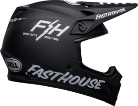 Bell MX-9 Mips Fasthouse Prospect Helm Matte Black White