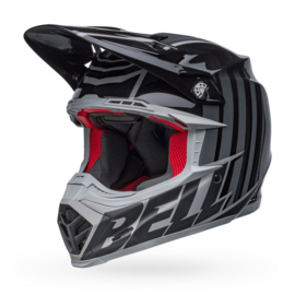 Bell Moto-9S Flex Sprint Helm Matte/Gloss Black Grey