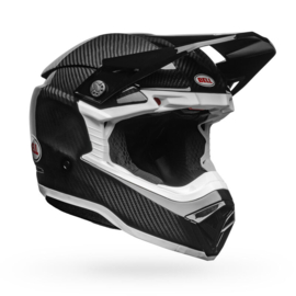 Bell Moto-10 Spherical Helm Gloss Black White