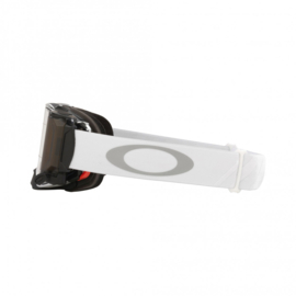 Oakley Airbrake MX Tuff Blocks White Roll-Off W/Clear Lens