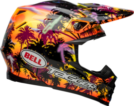 Bell Moto-9S Flex Helm Tagger Tropical Fever Yellow Orange