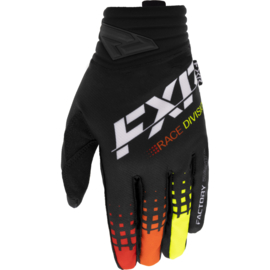 FXR Prime Gloves Black Red Orange