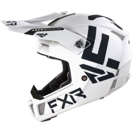FXR Clutch CX Helmet White Black maat M
