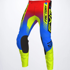 FXR Youth Clutch Pro Pant Pro Blue Hi-Vis Red