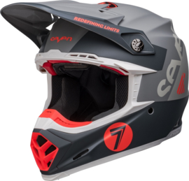 Bell Moto-9S Flex Seven Vanguard Helm Matte Charcoal Orange