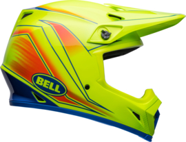 Bell MX-9 Mips Zone Helm Gloss Retina Sear