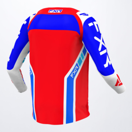 FXR Clutch Pro Jersey Red Royal Blue White 2022