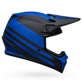 Bell MX-9 Mips Disrupt Helm Matte Black Blue