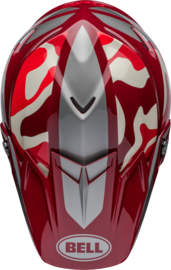 Bell Moto-9S Flex Ferrandis Méchant Gloss Red Silver