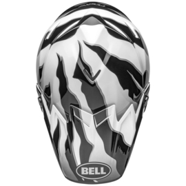 Bell Moto-9S Flex Claw Helm Gloss Black White
