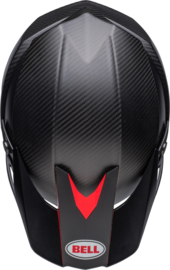 Bell Moto-10 Spherical Helm Satin Gloss Black Red