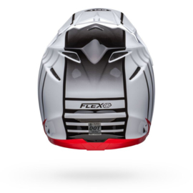 Bell Moto-9S Flex Sprint Helm Matte/Gloss White Red