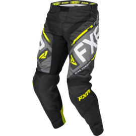 FXR Clutch Off-Road Pant Black Char Hi-Vis Light Grey