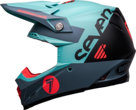 Bell Moto-9S Flex Seven Vanguard Helm Matte Aqua Black